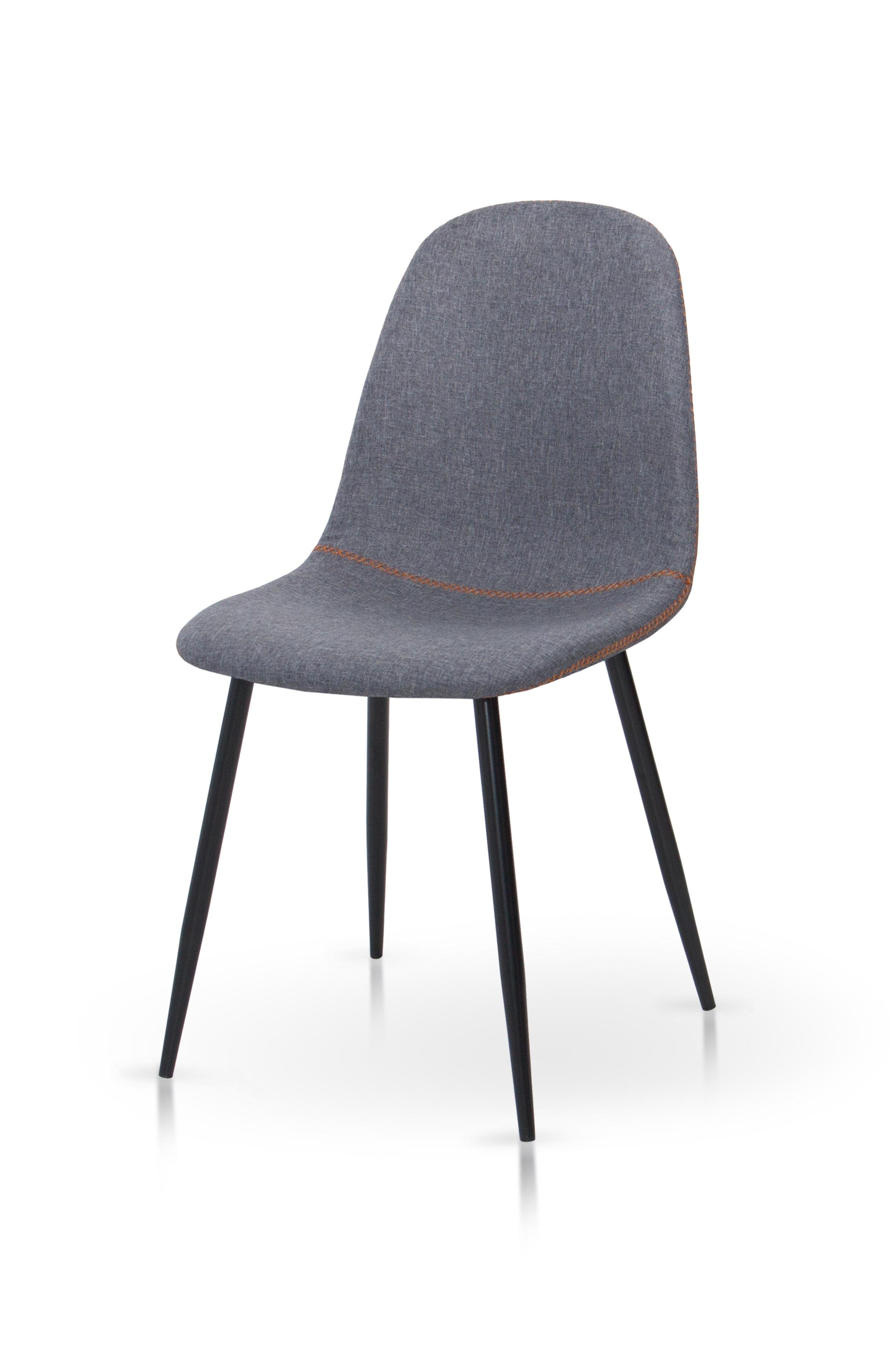 Стул для кухни Эмбер-F 430х490х860 мм Черный/Серый (40043) Стул для кухни Эмбер-F 430х490х860 мм Черный/Серый (40043)