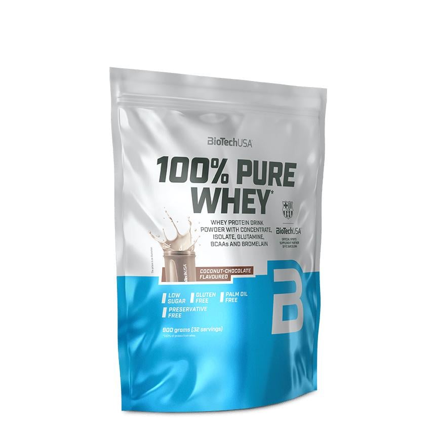 Протеин Biotech USA 100% Pure Whey 900 г Шоколад/Кокос (BIO-27011)