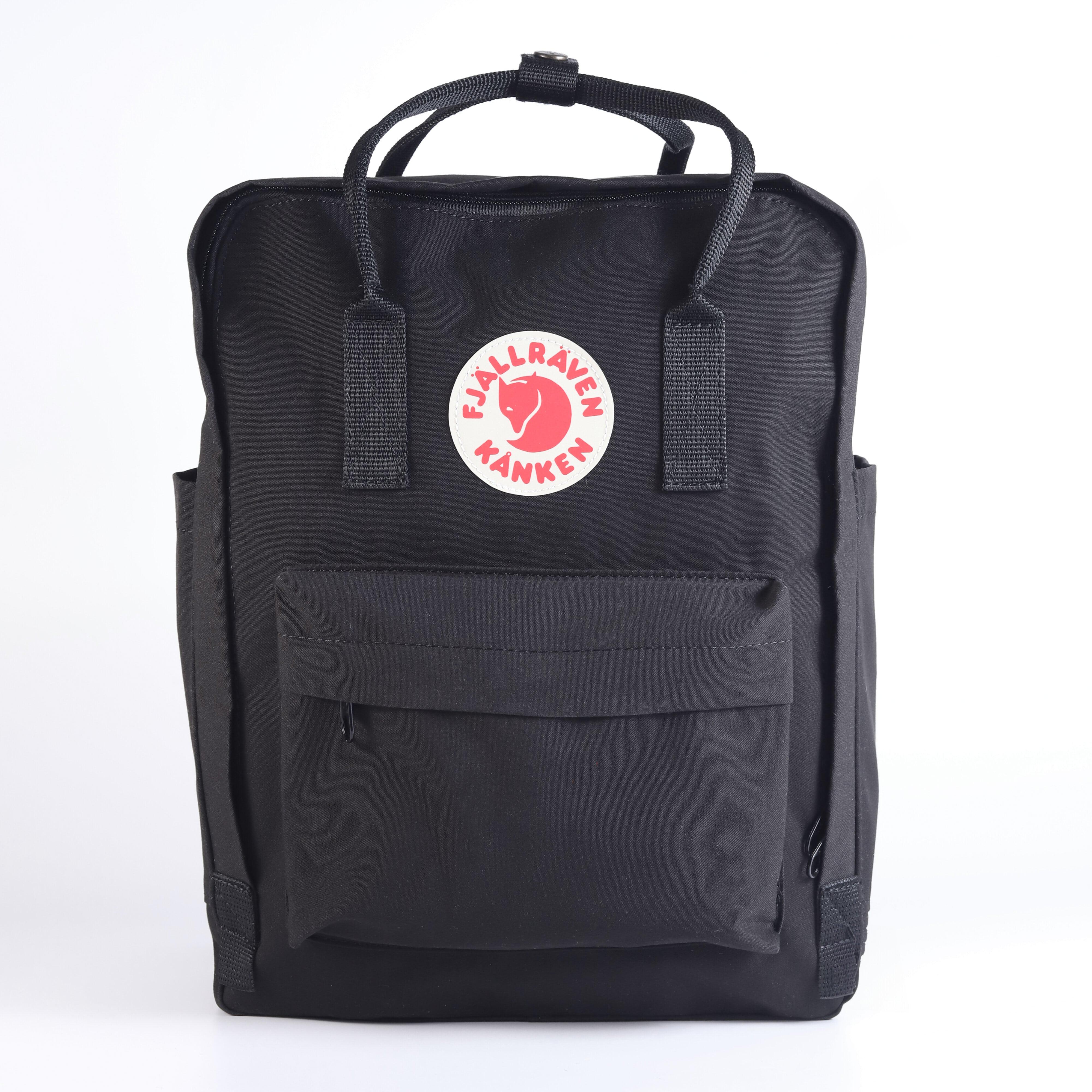 Міський рюкзак Fjallraven Kanken 16 л Чорний (7392158007790)