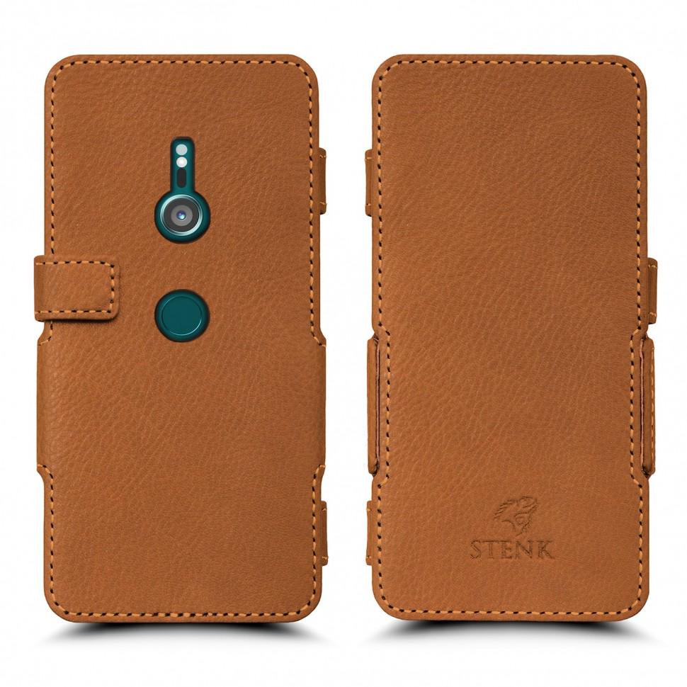 Чехол книжка Stenk Prime для Sony Xperia XZ3 Camel (62629)