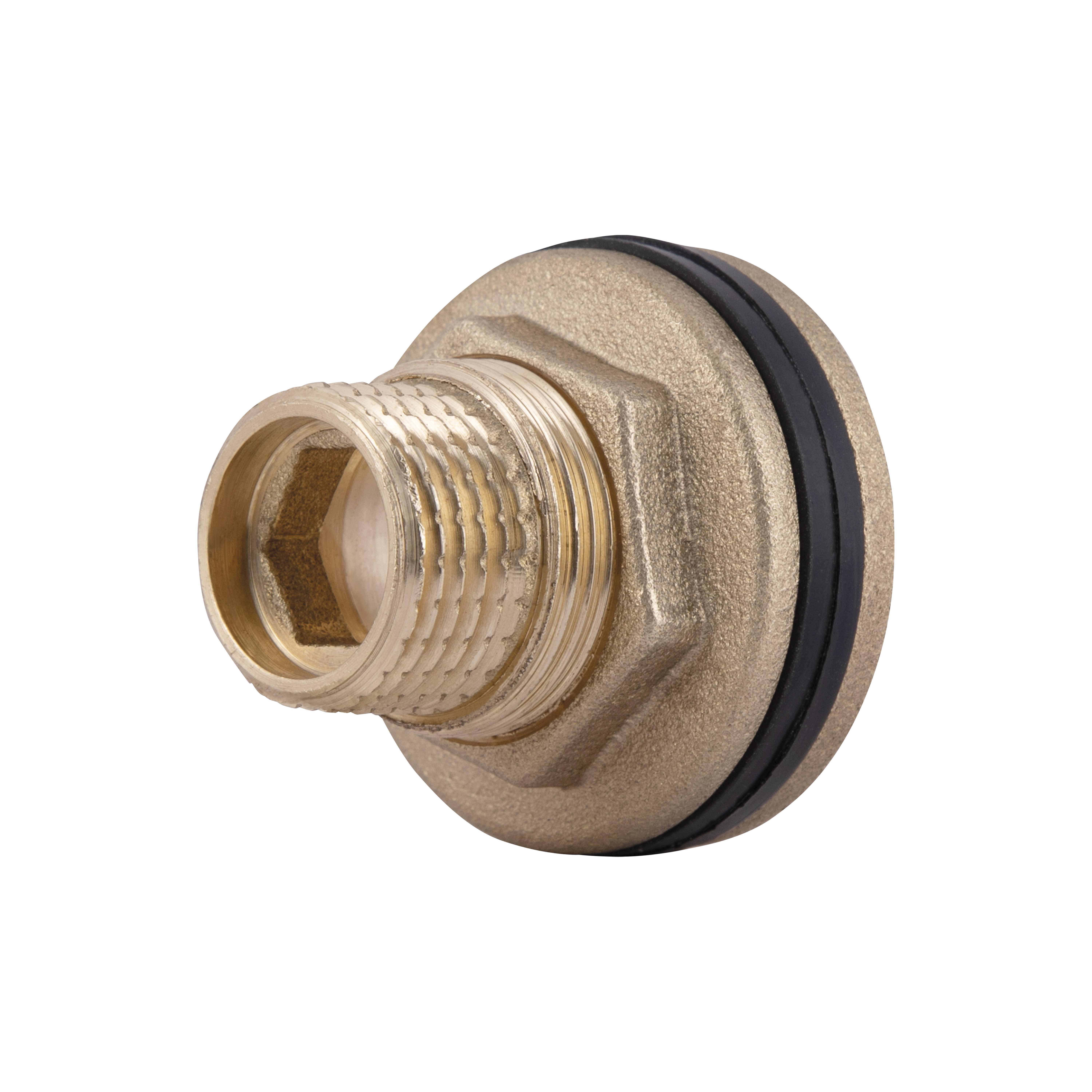 Врізка до баку латунна Thermo Alliance Standart 1/2" З Жовтий (SD40015) Врізка до баку латунна Thermo Alliance Standart 1/2" З Жовтий (SD40015)