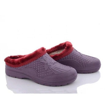 Женские галоши на меху мех р. 37 Бордовый (ДП-17)