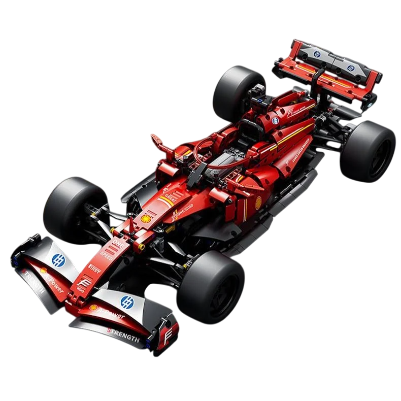 Конструктор на радиоуправлении 1:10 Ferrari SF-24 F1 Формула 1 гоночная машина с мотором и пультом 56 см Красный Конструктор на радиоуправлении 1:10 Ferrari SF-24 F1 Формула 1 гоночная машина с мотором и пультом 56 см Красный