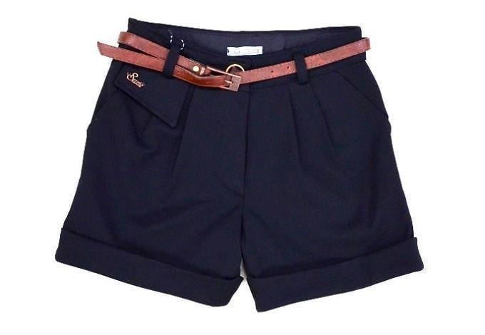 Шорты школьные для девочки Suzie АДЕЛЬ 04 шерсть 140 см Синий (547301_140)