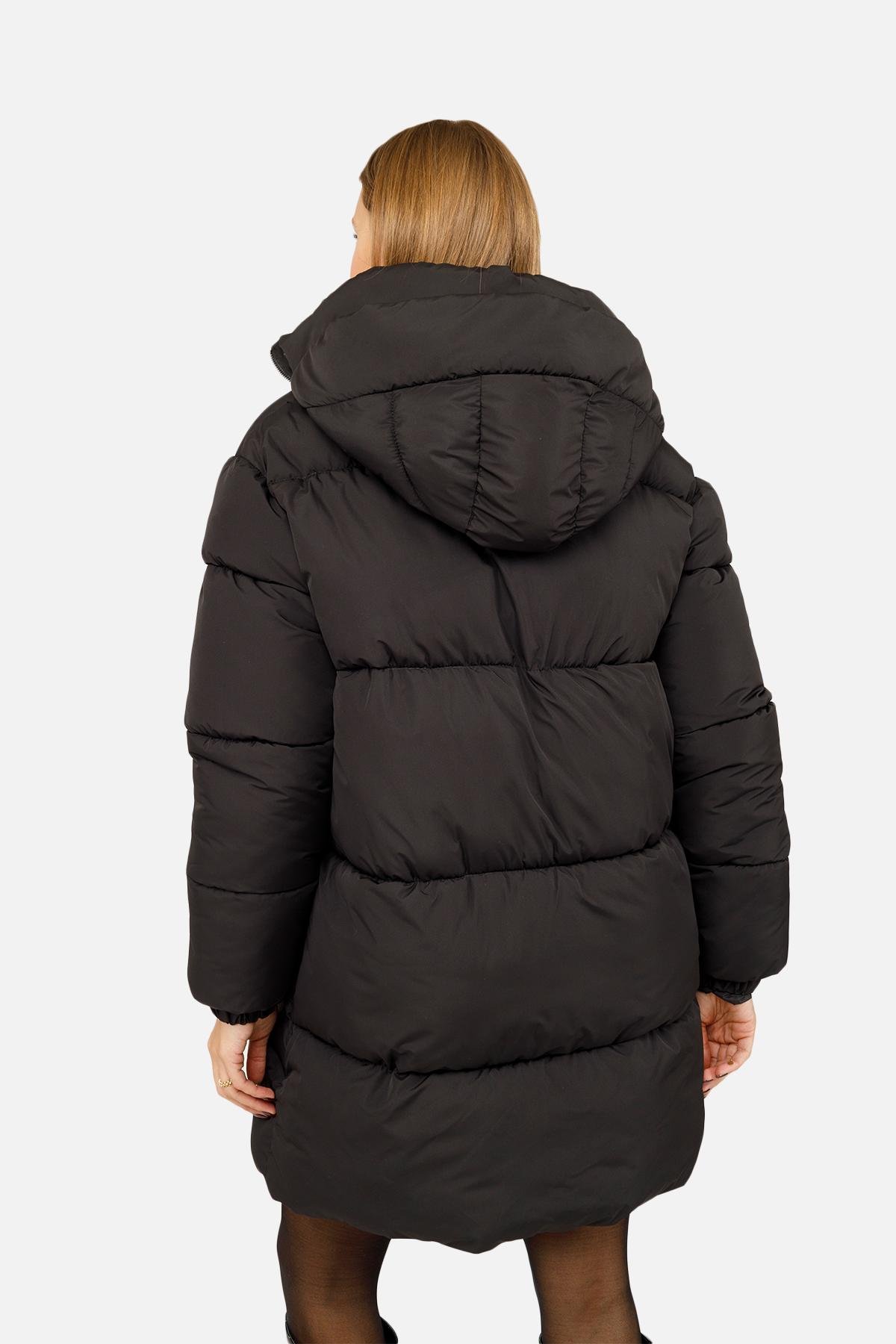 Куртка жіноча ЦБ-00259694 р. 44 Чорний (28422085) - фото 5