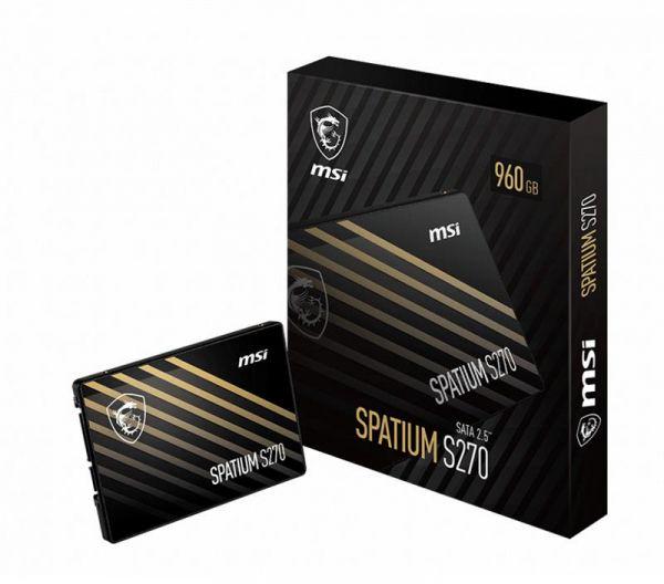 SSD-накопичувач MSI Spatium S270 480GB 2,5" SATAIII 3D TLC (S78-440E350-P83) - фото 4