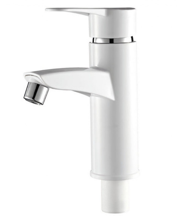 Змішувач для умивальника PLAMIX Sergio-001 Білий