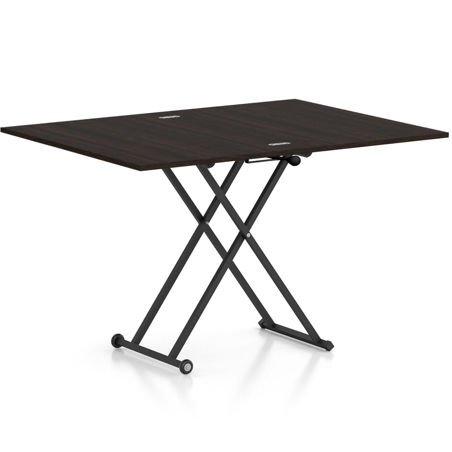 Стол-трансформер с регулировкой высоты Knap Knap Dragonfly 900/1200x600x760 мм Венге (S201002102)