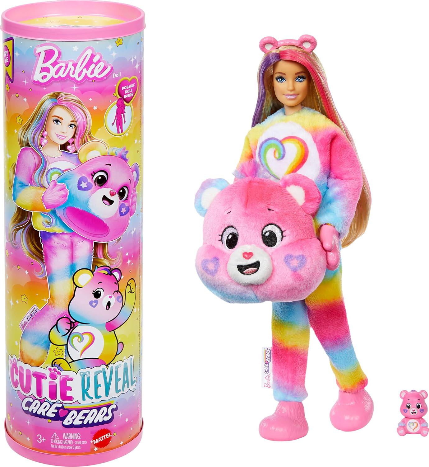 Кукла Barbie Cutie Reveal Care bears Новая волна Мишка Единство (JFV60)