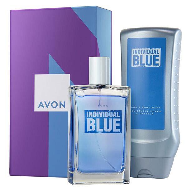 Набір подарунковий для чоловіків Avon Individual Blue 100/250 мл (15390) - фото 1