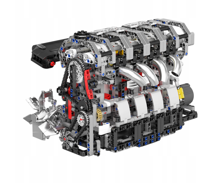 Конструктор детский Mould King TECHNIC Двигатель L4 четырехцилиндровый бензиновый 1787 дет. (22772730) - фото 5 Конструктор детский Mould King TECHNIC Двигатель L4 четырехцилиндровый бензиновый 1787 дет. (22772730) - фото 5