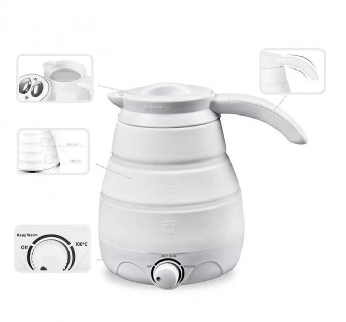 Чайник силиконовый складной Elecreic Kettle Белый (91c72c96) - фото 4