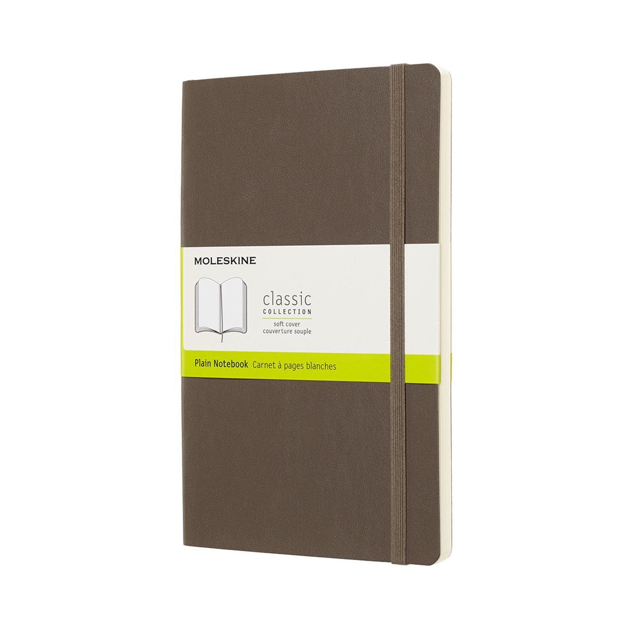 Блокнот Moleskine Classic средний 13х21 см 192 страницы нелинованный коричневый мягкий (8058341715536)