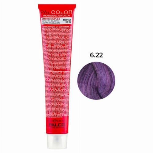 Крем-краска для волос PALCO с комплексом аминокислот 100 мл 6 22 блонд темный фиолетовый интенсивный (2517105809)