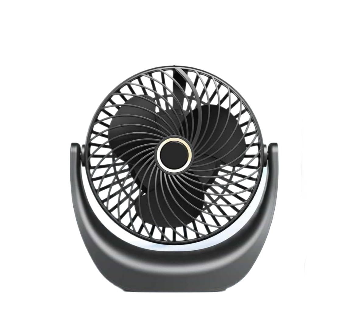 Вентилятор настольный портативный SHAVINGFUN М92 4000 мАч Черный (9/903)