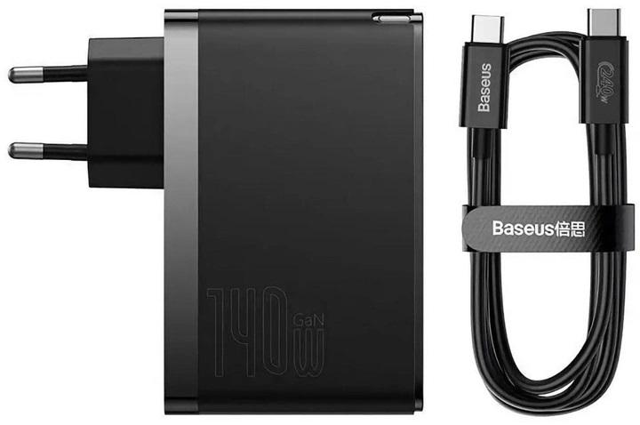 Зарядное устройство BASEUS GaN5 PRO CCGP1002 140W/кабель Type-C to Type-C 240W (33078-01_2582)