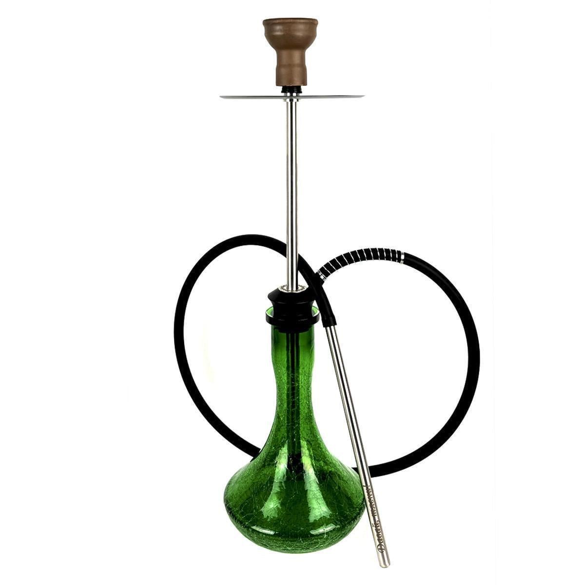 Кальян Tiaga Hookah Classic Silver Craft Crash Green