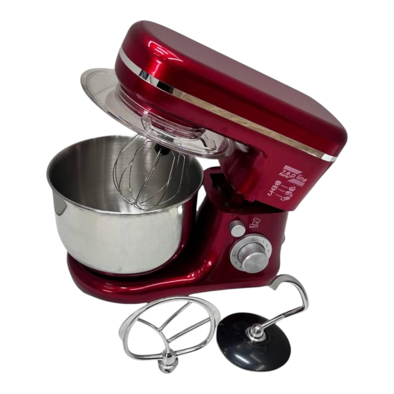 Тестомеснабор планшетный тестомисс Zepline ZP-9832 с металлической чашей и поворотным переключателем скоростей 3500 Вт 5 л (е195) - фото 4 Тестомеснабор планшетный тестомисс Zepline ZP-9832 с металлической чашей и поворотным переключателем скоростей 3500 Вт 5 л (е195) - фото 4