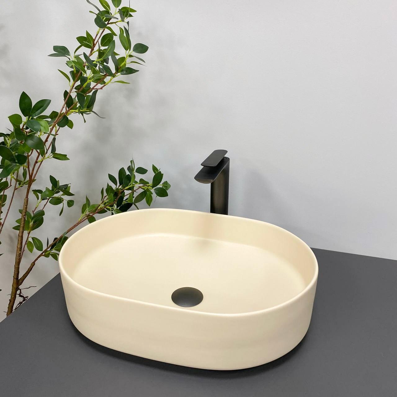 Умывальник накладной VBI VERONA 50 Beige Matt (2808389674) Умывальник накладной VBI VERONA 50 Beige Matt (2808389674)