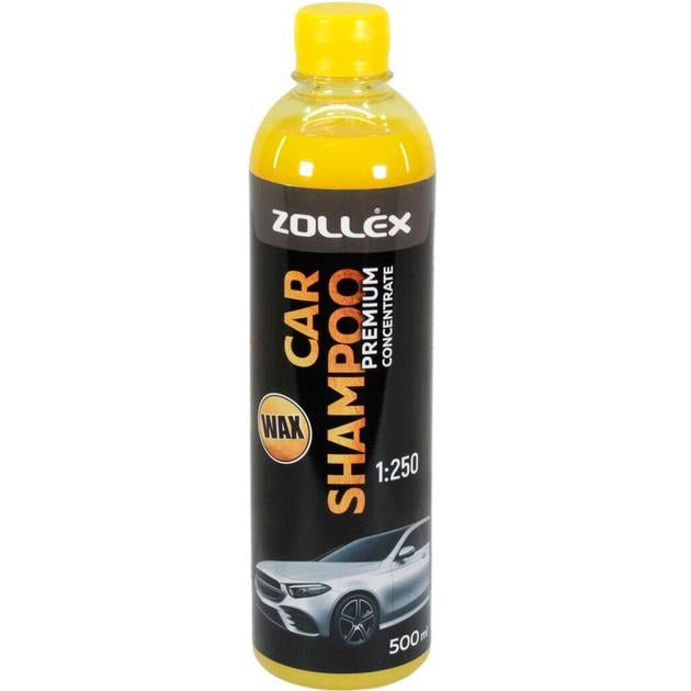 Автошампунь концентрат Zollex Premium с воском 0,5 л 18056 (101654)