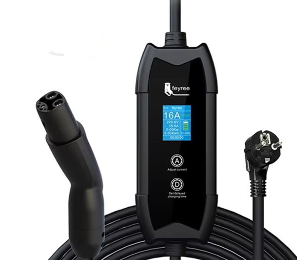 Зарядная станция для электромобилей для TESLA NACS 3,5 кВт/16А/5 м (2570094920) Зарядная станция для электромобилей для TESLA NACS 3,5 кВт/16А/5 м (2570094920)