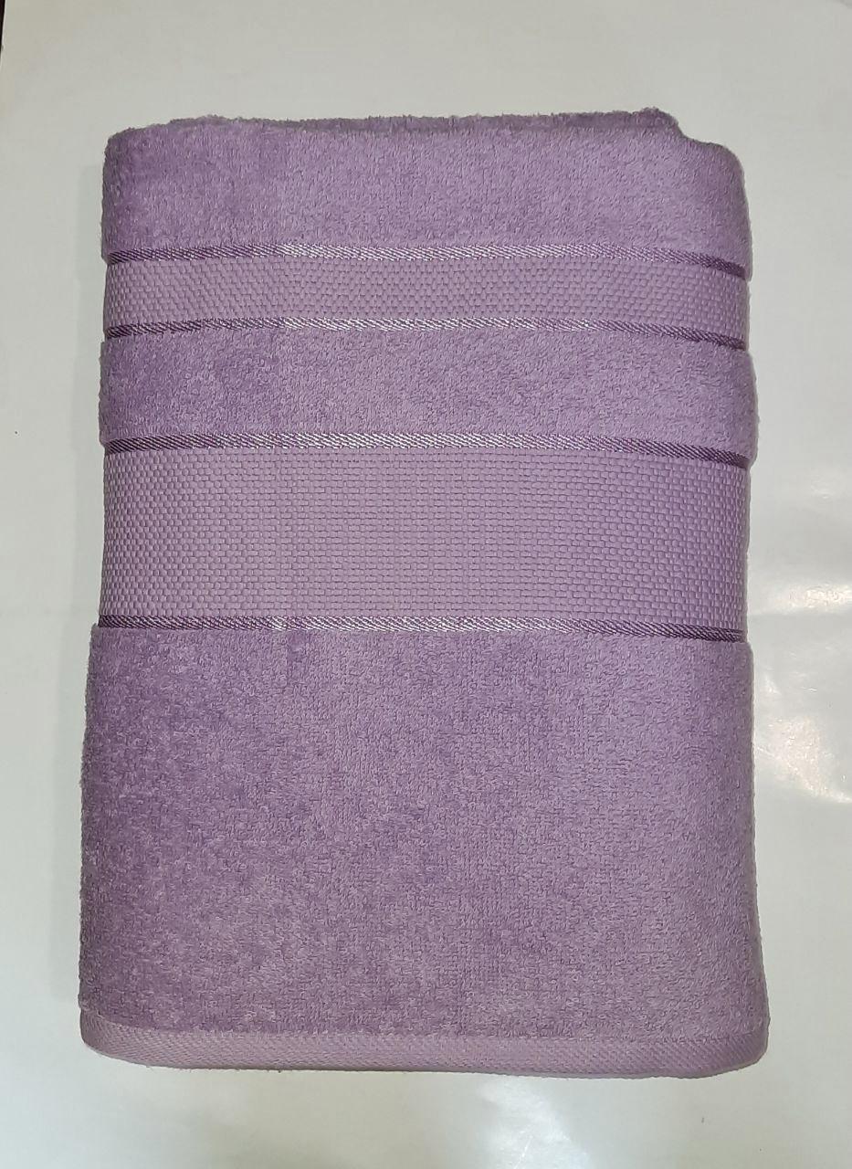 Простынь махровая АИША 150х200 Фиолетовый