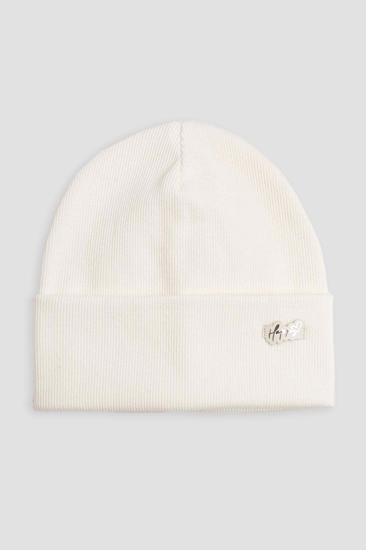 Шапка для девочки 40-42 см Молочный (24099943)