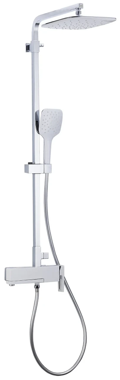 Душевая система Gappo G17 G2417-8 излив-переключатель на лейку Белый/Хром