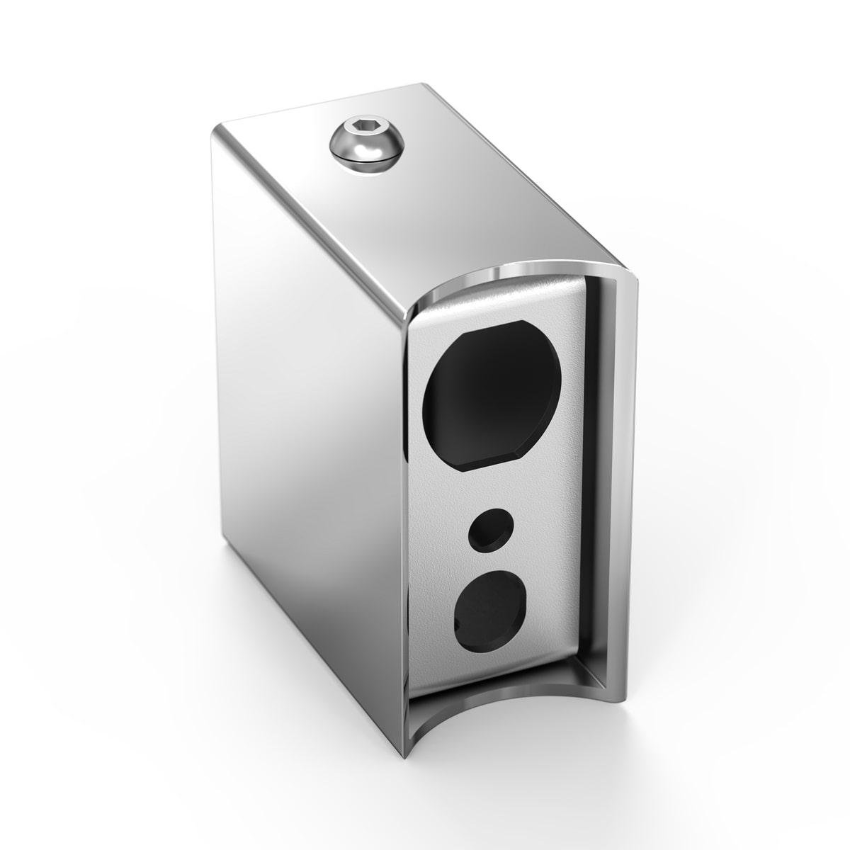 Модуль скрытого подключения для электрических полотенцесушителей Laris Ø 30 полированный Хром (147-127-71401064)