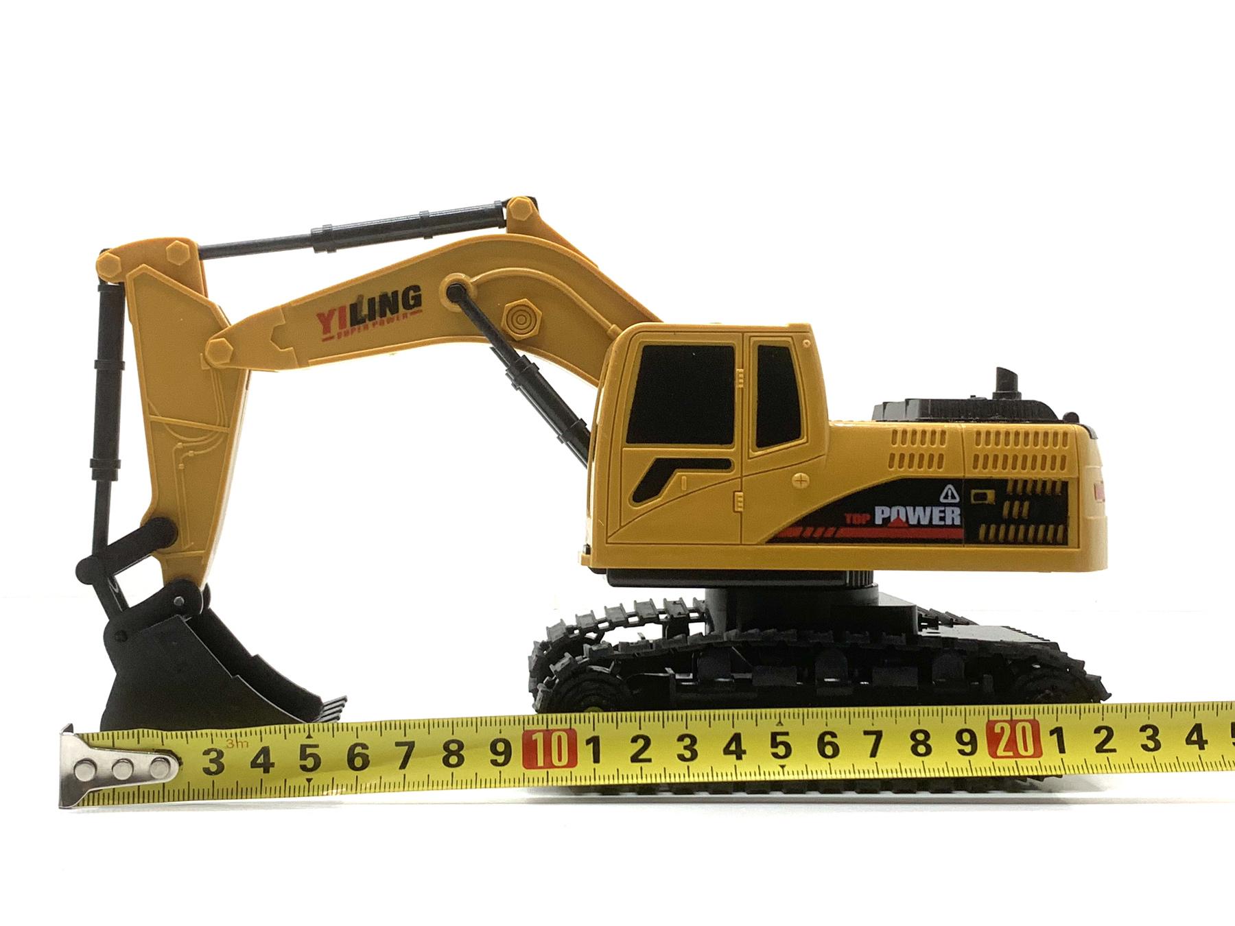 Екскаватор гусеничний A-Toys на радіокеруванні з рухомим ковшем 26 см Жовто-чорний (163-E8216A) - фото 5 Екскаватор гусеничний A-Toys на радіокеруванні з рухомим ковшем 26 см Жовто-чорний (163-E8216A) - фото 5