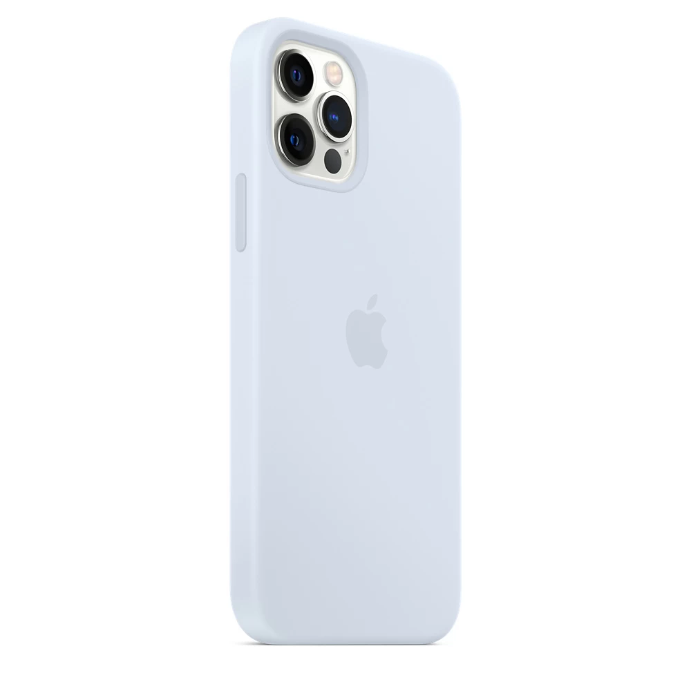 Силиконовый Чехол Накладка Silicone Case для iPhone 12 Pro Max Mist Blue