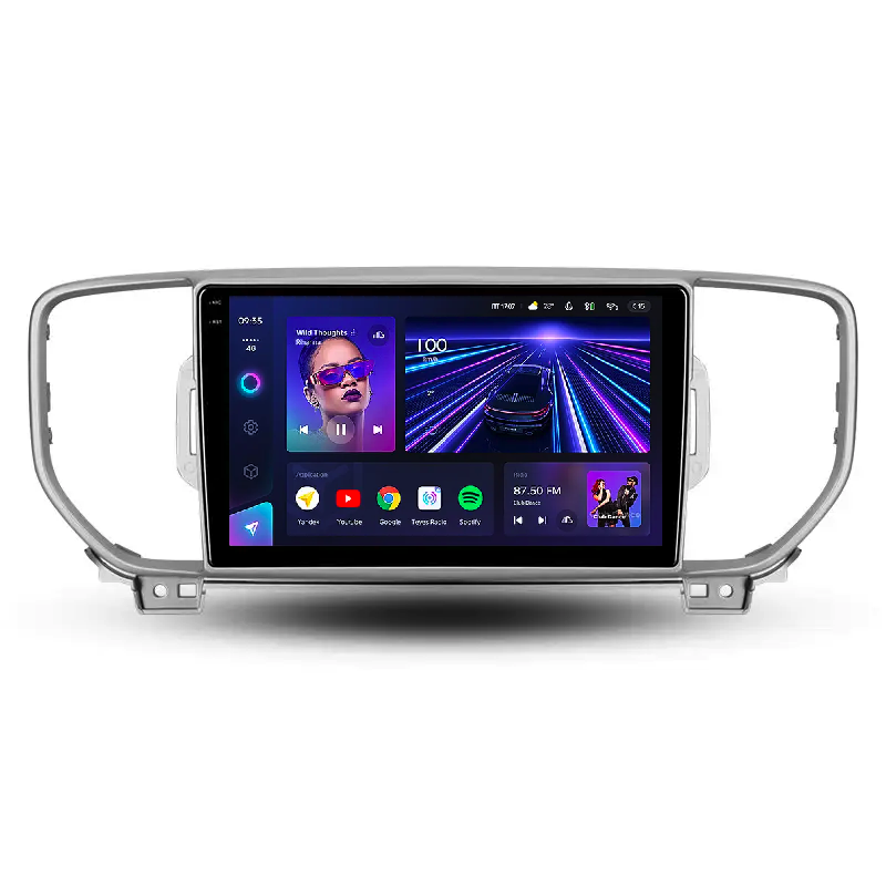 Автомагнитола штатная Teyes для Kia Sportage 4 QL 2016-2018 Android CC3 2K 3/32G Wi-Fi/4G вариант A