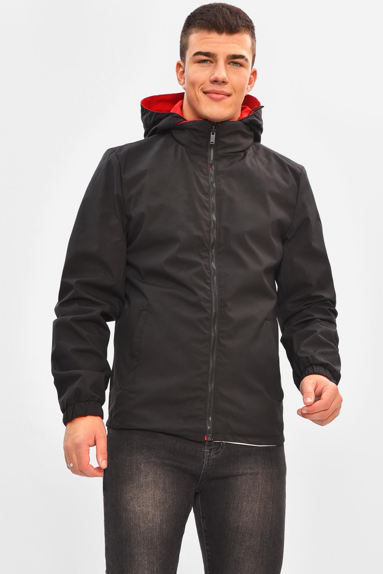 Куртка мужская демисезонная двухсторонняя XL Черный (206540)