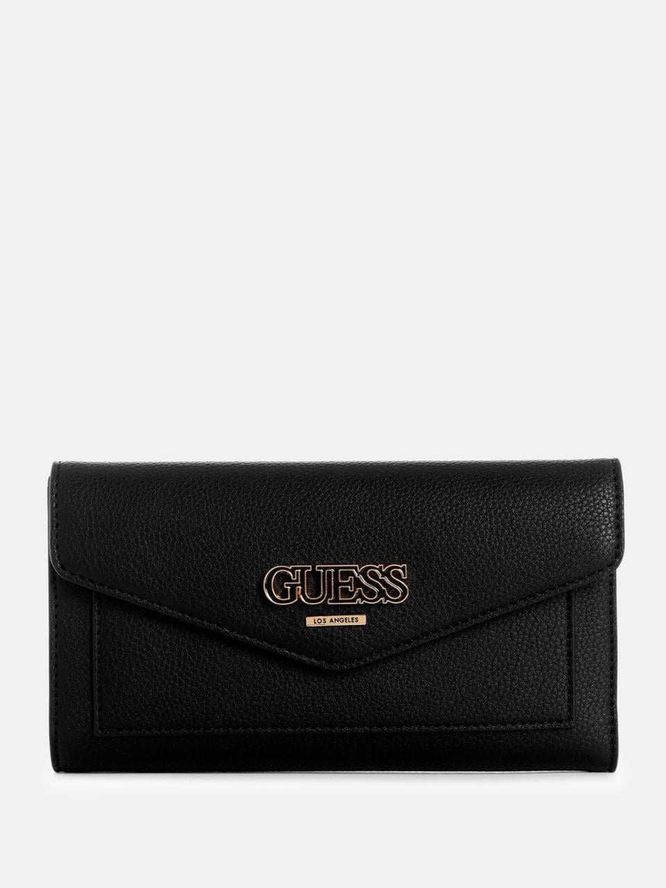 Кошелек женский Guess Barnaby Clutch Wallet Черный (2857167548)