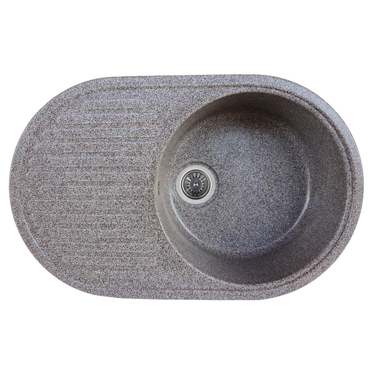 Мойка для кухни гранитная Platinum 7346 Astoria Микс R глянец (000026463)