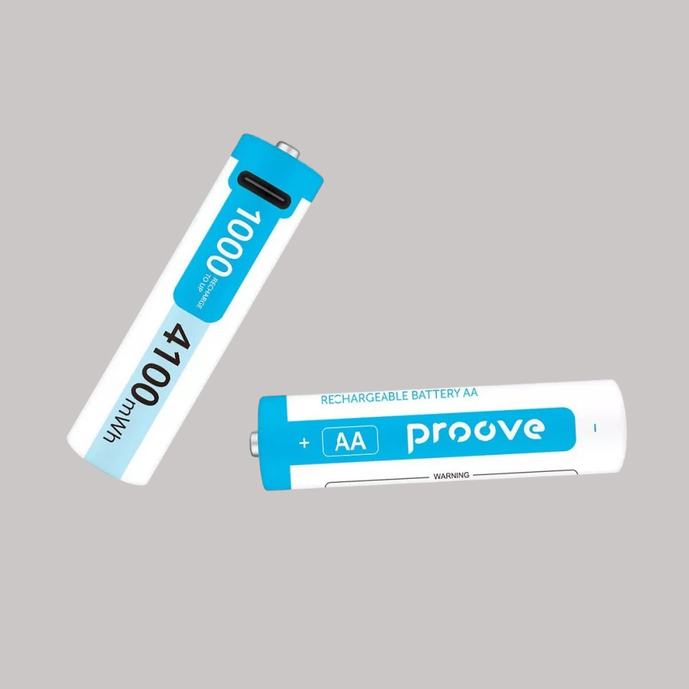 Аккумуляторные батарейки Proove AA Type-C Compact Energy Pro 4100 mAh Lithium-ion 2pack White (RBCE40702002) - фото 6