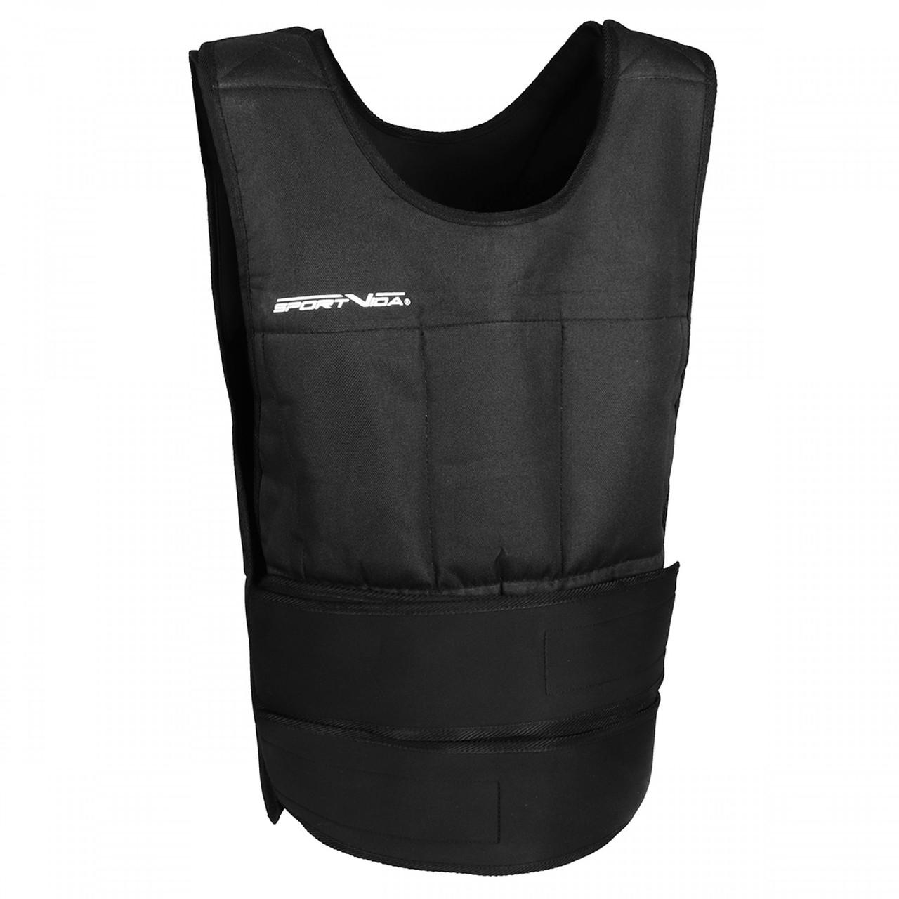 Жилет-утяжелитель для тренировок SportVida SV-HK0400 15 кг со сменным весом - фото 7 Жилет-утяжелитель для тренировок SportVida SV-HK0400 15 кг со сменным весом - фото 7