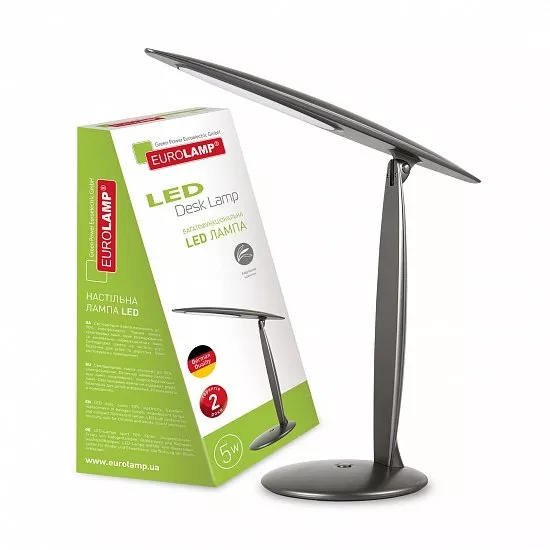 Світильник настільний LED Eurolamp 5 Вт 5000K Сріблястий (17552087)