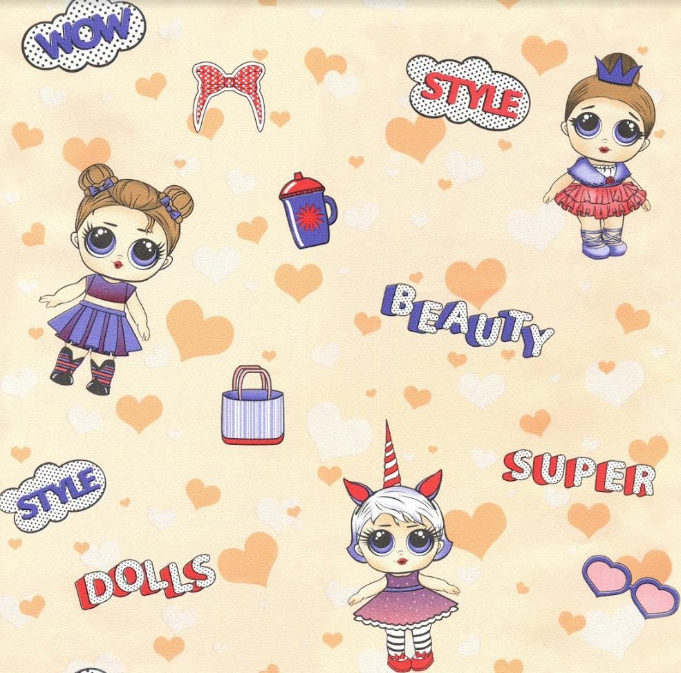 Обои тисненные Эксклюзив Люкс на бумажной основе 0,53х10,05 м Бежевый (065-03)