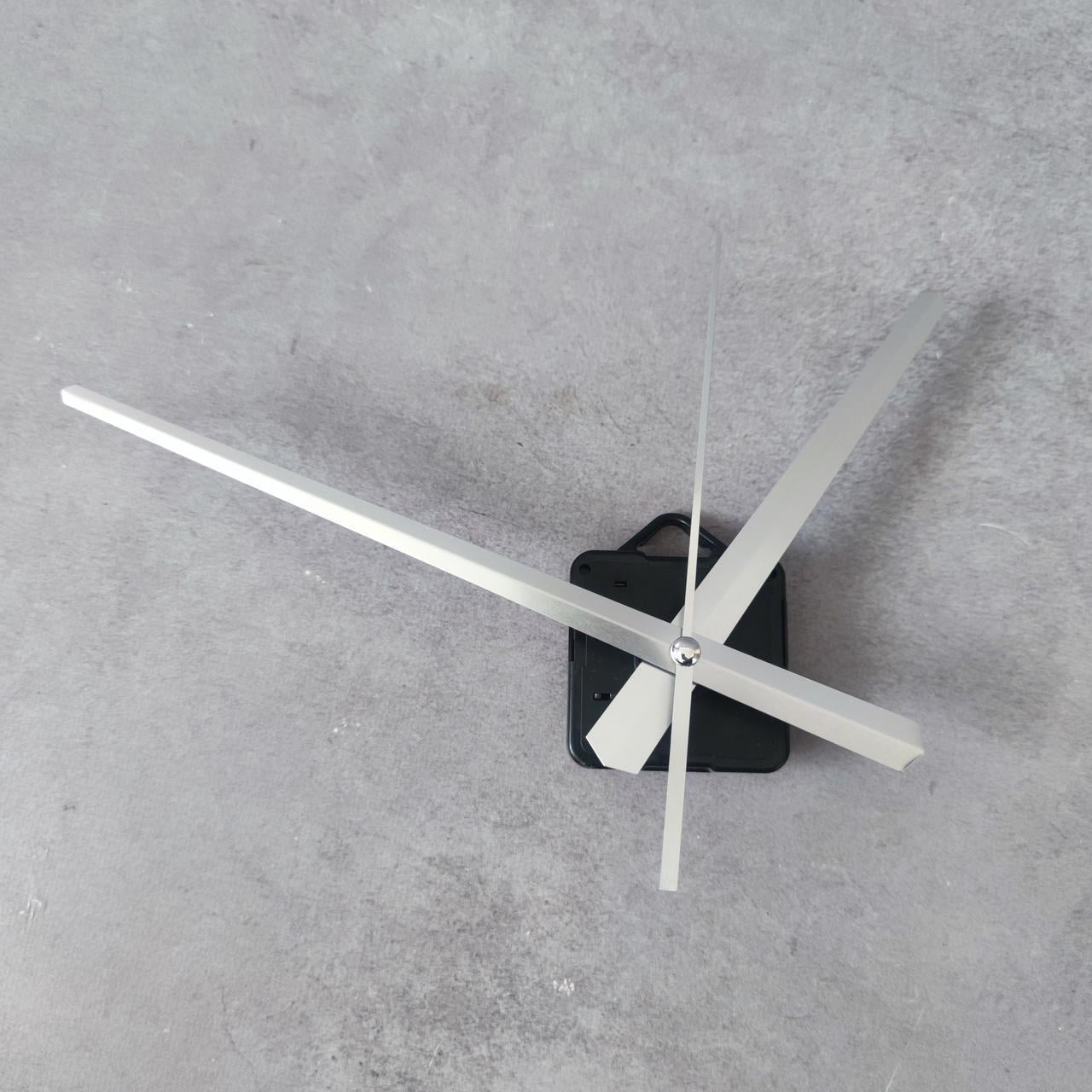 Механизм часовой для настенных часов с усиленными стрелками Серебряный (2581558859)