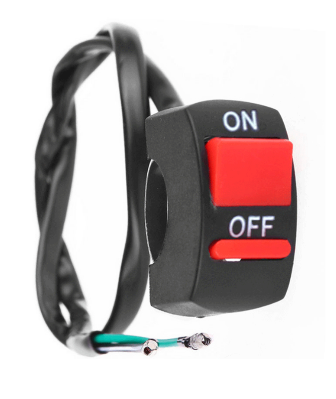 Переключатель ON/OFF на руль для Мотоцикла/Квадроцикла водонепроницаемый/универсальный