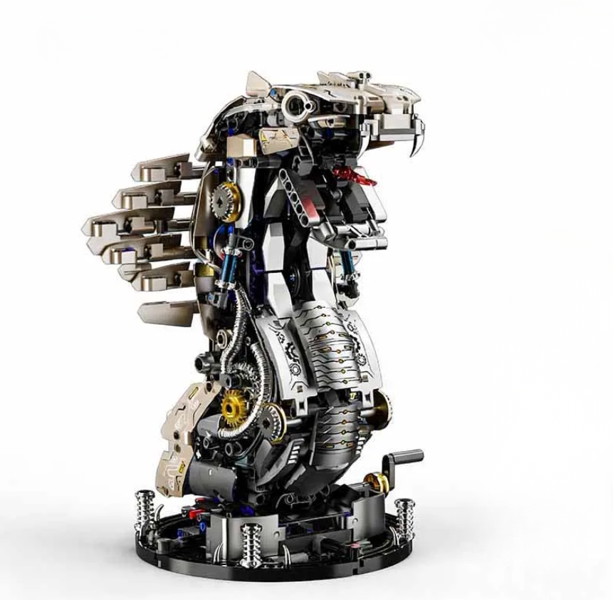 Конструктор MJI Mechanical Cobra Кобра в стиле Стимпанк детей и взрослых 1186 дет. (13095)