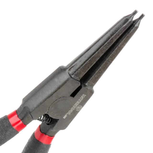 Набор щипцов для снятия и установки стопорных колец Intertool HT-7015 4 шт. 180 мм 40 CrV фосфатированные - фото 8