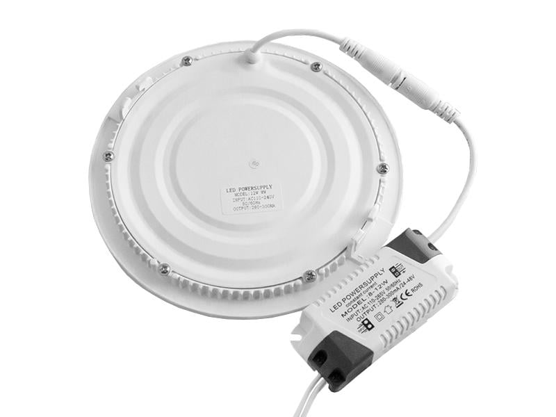 Светильник светодиодный врезной Downlight 12 Вт 2700К круглый (738) - фото 2