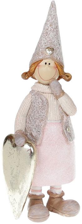 Статуетка декоративна Дітки з золотими серцями 19,5 см