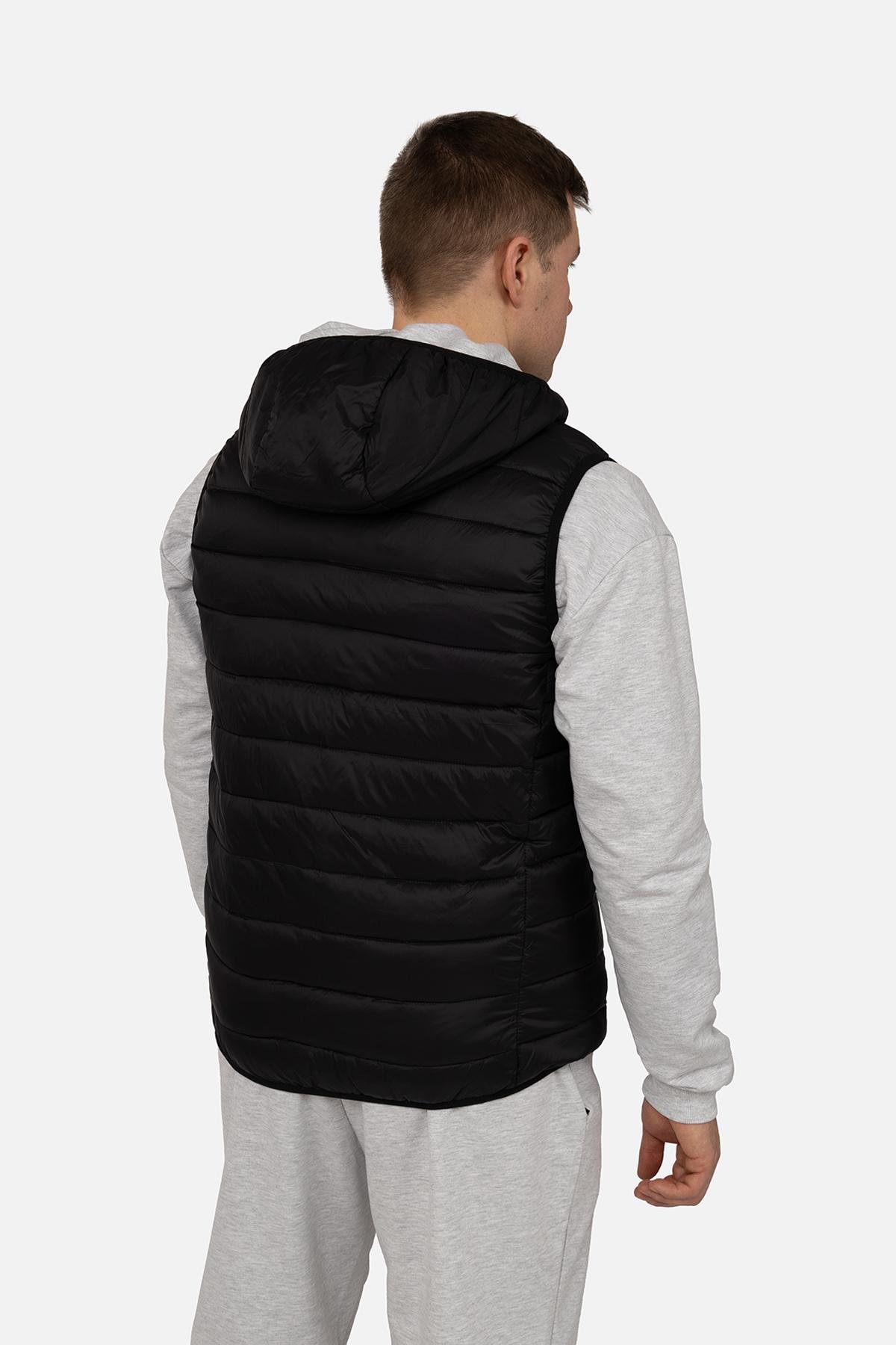 Жилет утеплений чоловічий р. 54 Чорний (SKT001037165) - фото 4 Жилет утеплений чоловічий р. 54 Чорний (SKT001037165) - фото 4