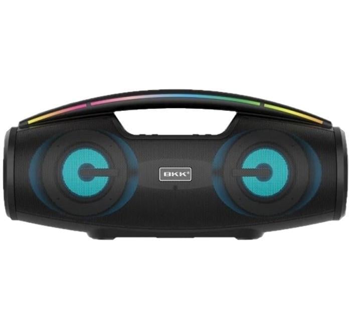 Портативная bluetooth колонка BKK-100 boombox LEDс микрофоном 20 Вт