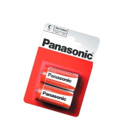 Батарейки Panasonic D/R20 Red Zink 1,5V 2 шт. (R20REL/2BPR)