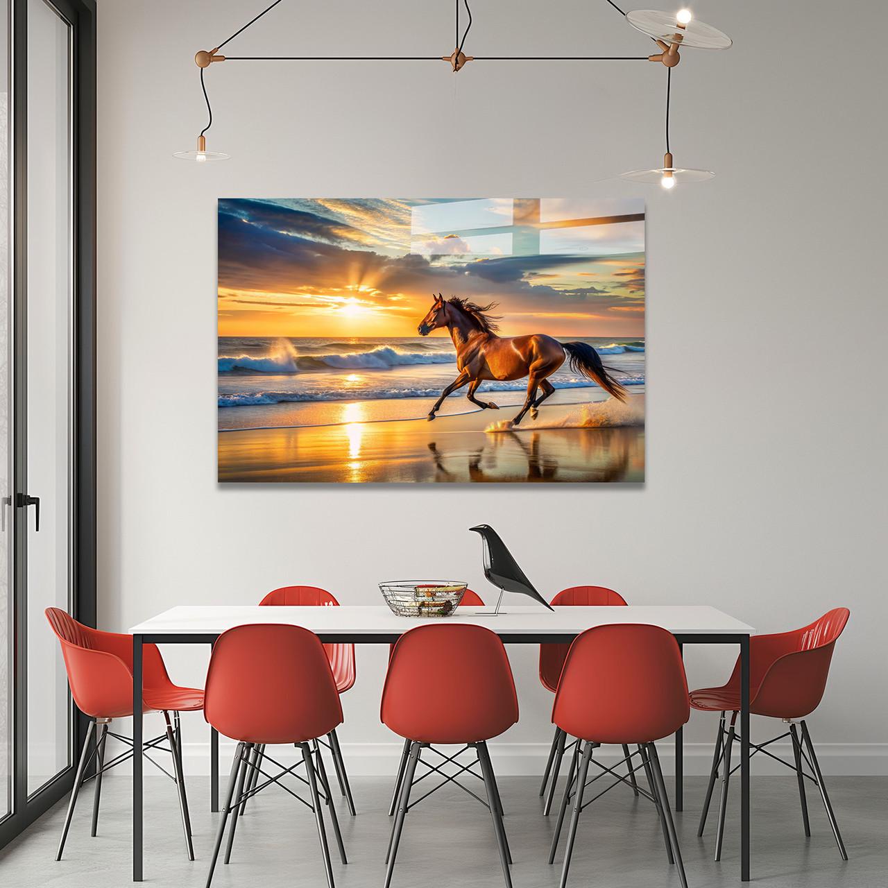 Картина на стекле NovellaPrint Закатная свобода 90х60 см (411.3)