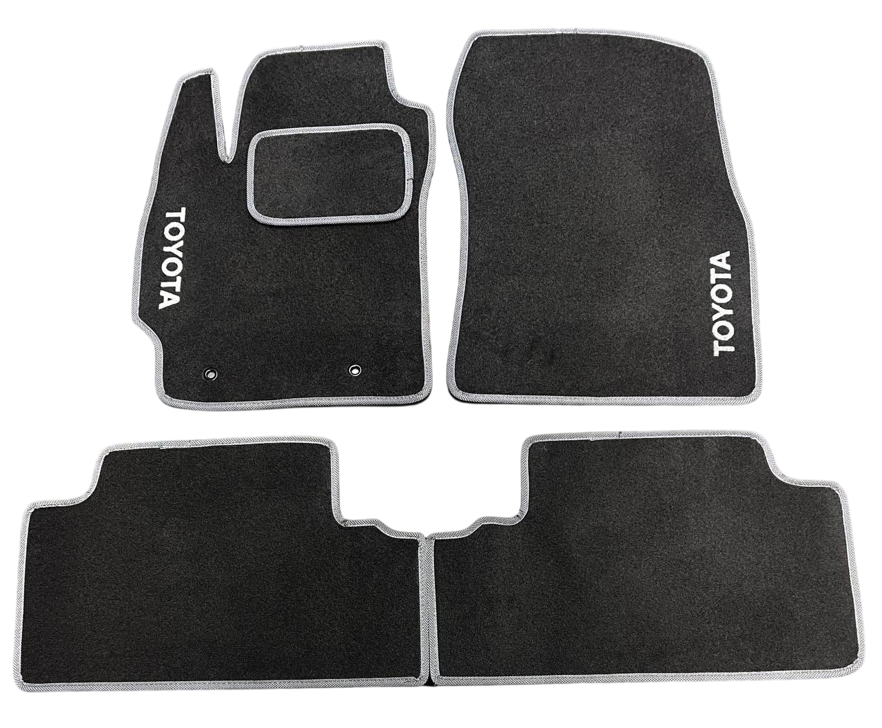 Коврики в салон ворсовые для Toyota Corolla 2007-2012 5 шт. Черный (27326741)